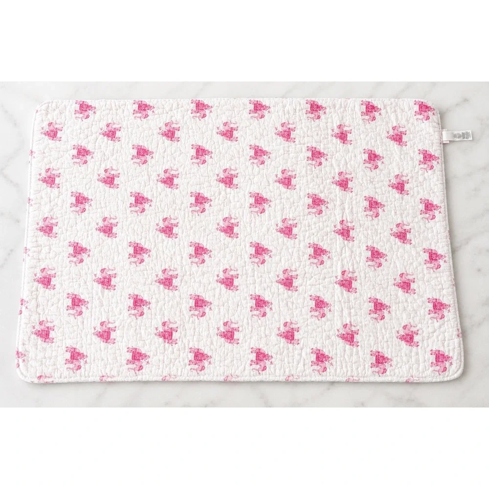 Lilly Pulitzer Pottery Barn Kids Quilted Reversible Elephant Patchwork Toddler